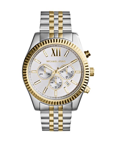 lexington michael kors silver|lexington Michael Kors watch.